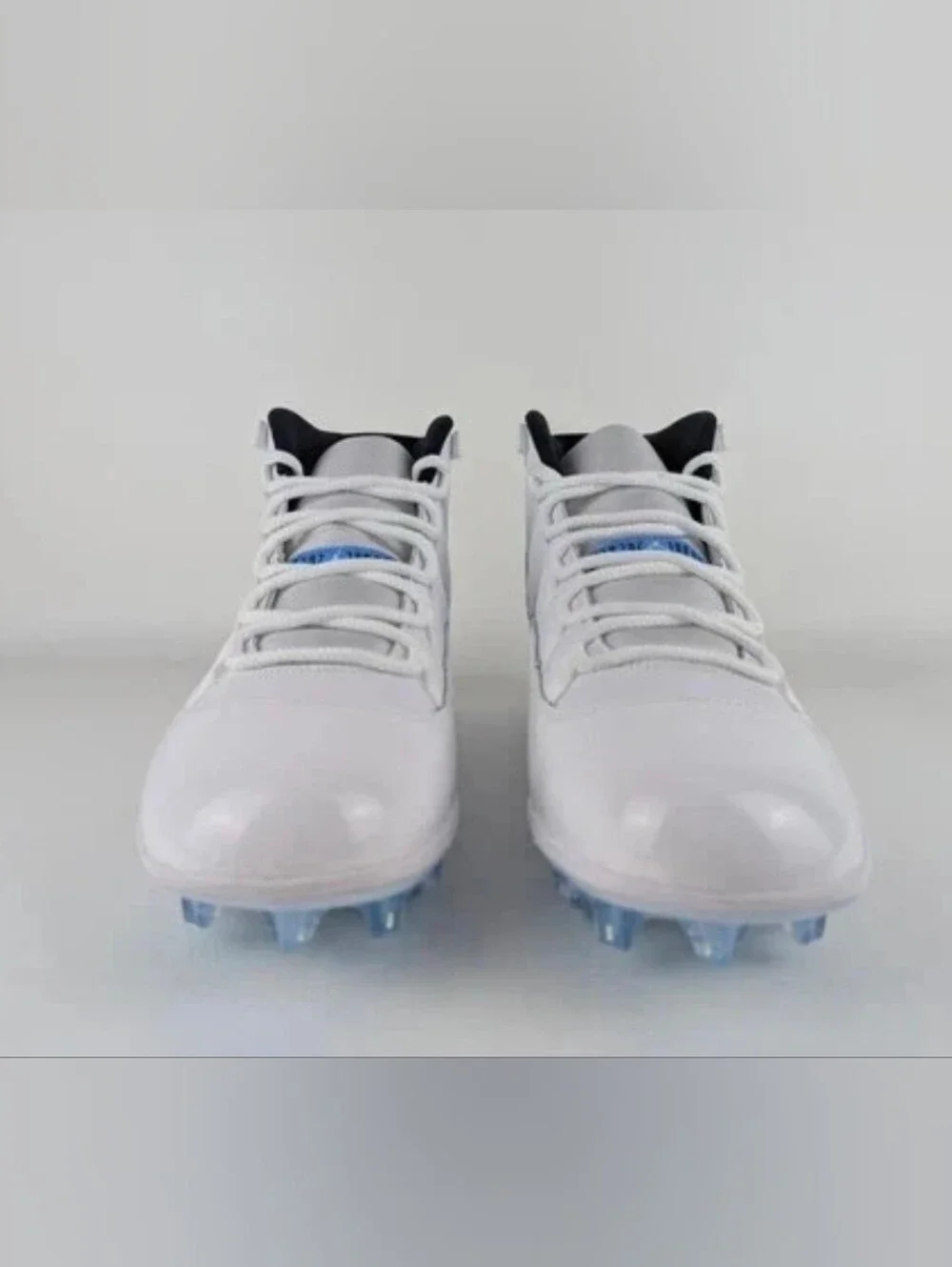 Nike Air Jordan 11 Retro Mid TD SZ 9.5 Football Cleat White Legend Blue